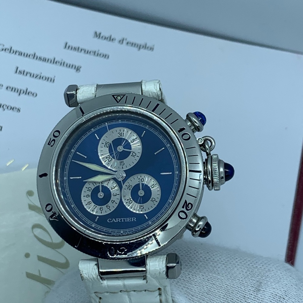 SOLD***Cartier Pasha Chronograph***SOLD - Picture 7 of 9